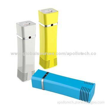 Portable Chargers, 3,000mAh Capacity, 3-4-hour Charging Time, 96*26.5*22.5mm Sized and 60g Weight